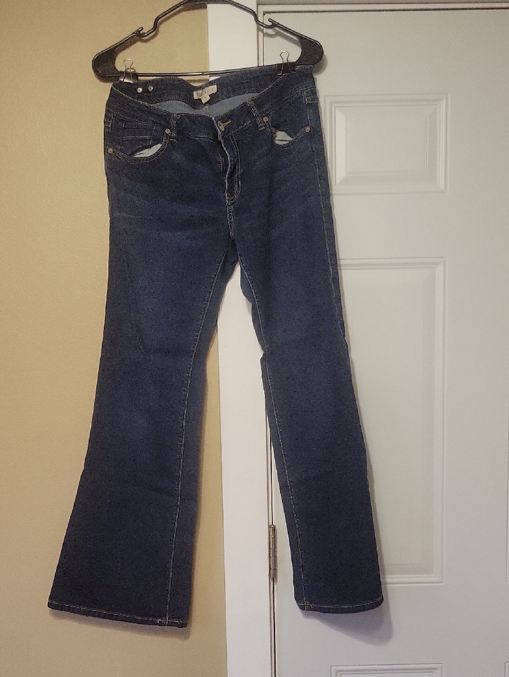 CAbi Dark Blue Flared Women's Jeans